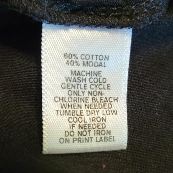 LOFT Black Capped Sleeve Tee - Picture 6 of 8